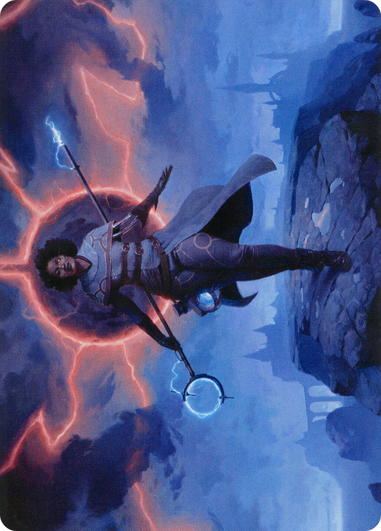 Rona, Herald of Invasion Art Card [March of the Machine Art Series] | Galactic Gamez