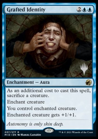 Grafted Identity (Promo Pack) [Innistrad: Midnight Hunt Promos] | Galactic Gamez