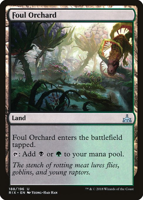 Foul Orchard [Rivals of Ixalan] | Galactic Gamez