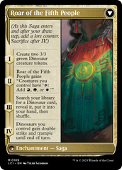 Huatli, Poet of Unity // Roar of the Fifth People [The Lost Caverns of Ixalan Prerelease Cards] | Galactic Gamez