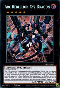 Arc Rebellion Xyz Dragon [PHRA-EN041] Secret Rare | Galactic Gamez