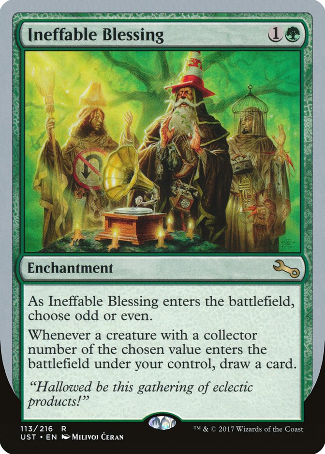 Ineffable Blessing ("choose odd or even") [Unstable] | Galactic Gamez