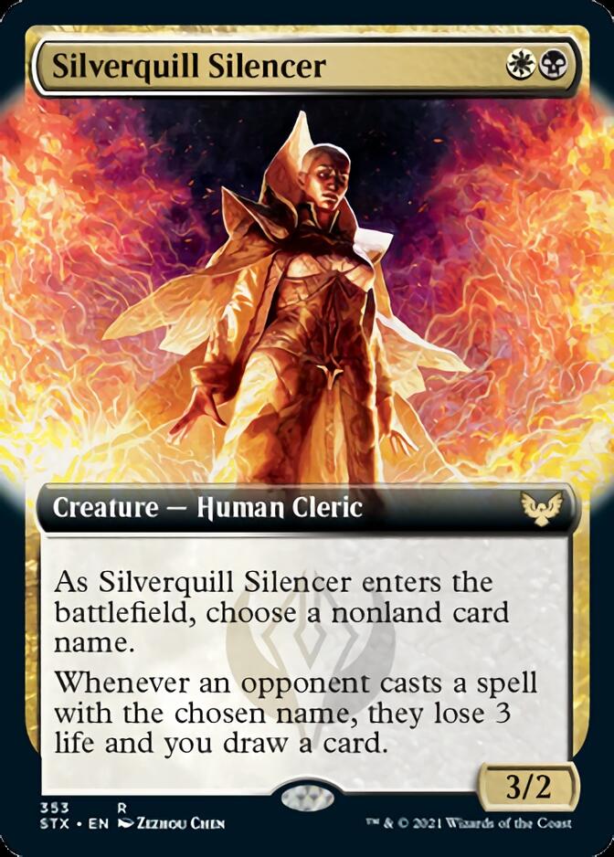 Silverquill Silencer (Extended) [Strixhaven: School of Mages] | Galactic Gamez