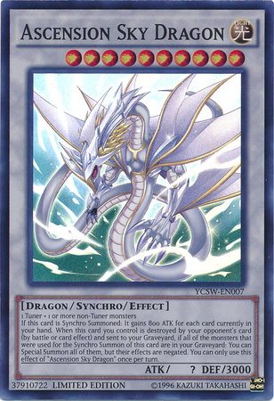 Ascension Sky Dragon [YCSW-EN007] Super Rare | Galactic Gamez