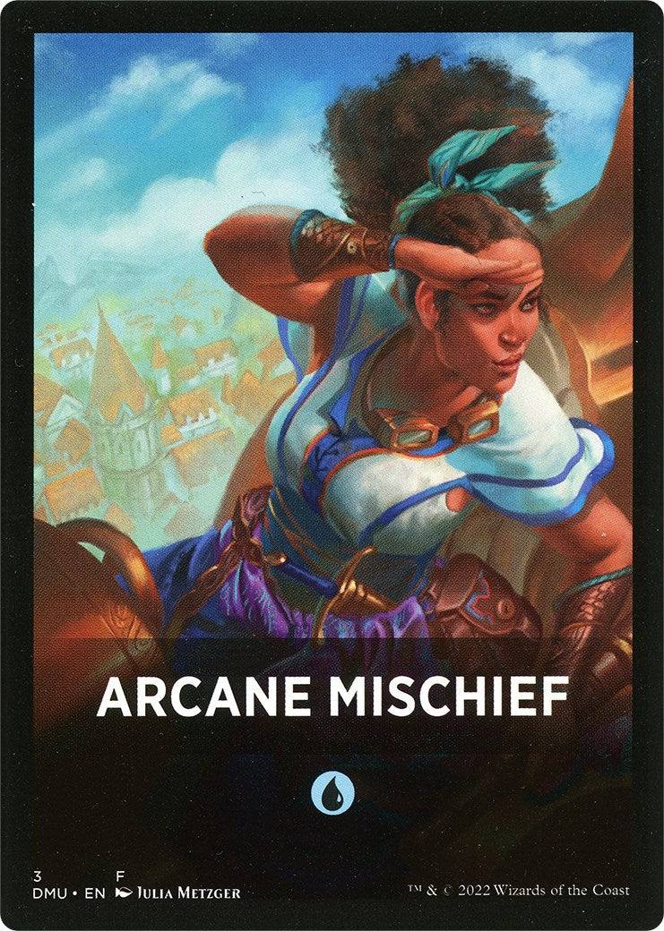 Arcane Mischief Theme Card [Dominaria United Tokens] | Galactic Gamez