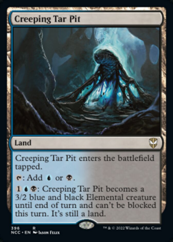 Creeping Tar Pit [Streets of New Capenna Commander] | Galactic Gamez