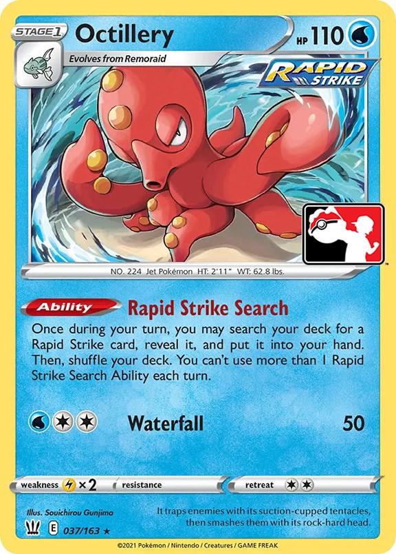 Octillery (037/163) [Prize Pack Series One] | Galactic Gamez