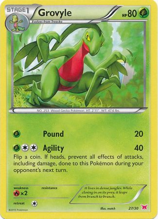 Grovyle (27/30) [XY: Trainer Kit 2 - Latias] | Galactic Gamez