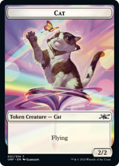 Cat // Storm Crow Double-sided Token [Unfinity Tokens] | Galactic Gamez