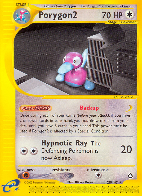 Porygon2 (28/147) [Aquapolis] | Galactic Gamez