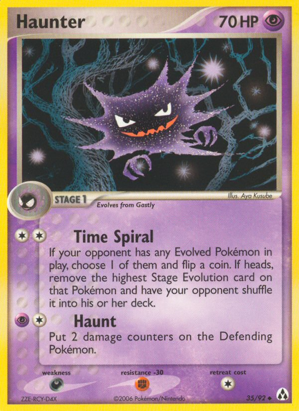 Haunter (35/92) [EX: Legend Maker] | Galactic Gamez