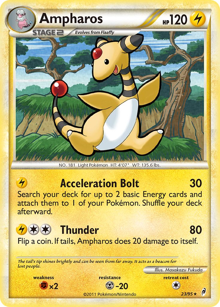 Ampharos (23/95) [HeartGold & SoulSilver: Call of Legends] | Galactic Gamez