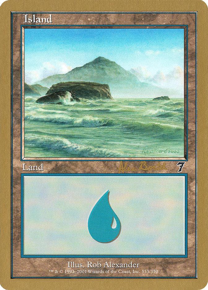 Island (ab333) (Alex Borteh) [World Championship Decks 2001] | Galactic Gamez