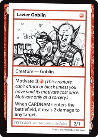 Lazier Goblin (2021 Edition) [Mystery Booster Playtest Cards] | Galactic Gamez