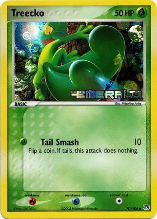 Treecko (70/106) (Stamped) [EX: Emerald] | Galactic Gamez