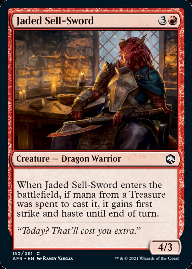 Jaded Sell-Sword [Dungeons & Dragons: Adventures in the Forgotten Realms] | Galactic Gamez