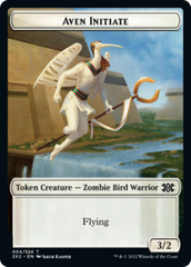 Spider // Aven Initiate Double-sided Token [Double Masters 2022 Tokens] | Galactic Gamez