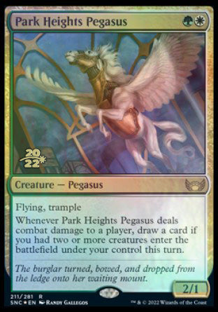 Park Heights Pegasus [Streets of New Capenna Prerelease Promos] | Galactic Gamez