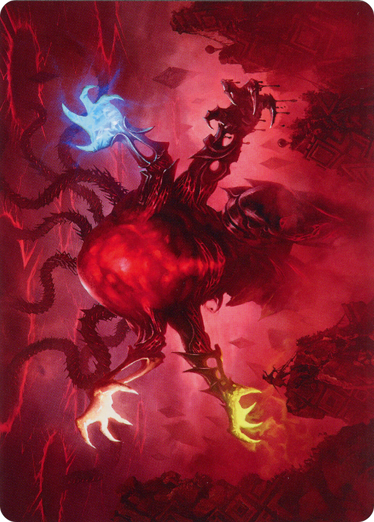 Omnath, Locus of All Art Card (51) [March of the Machine Art Series] | Galactic Gamez