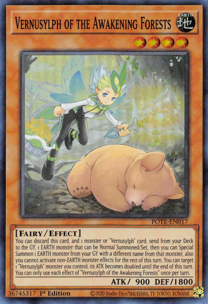 Vernusylph of the Awakening Forests [POTE-EN017] Super Rare | Galactic Gamez