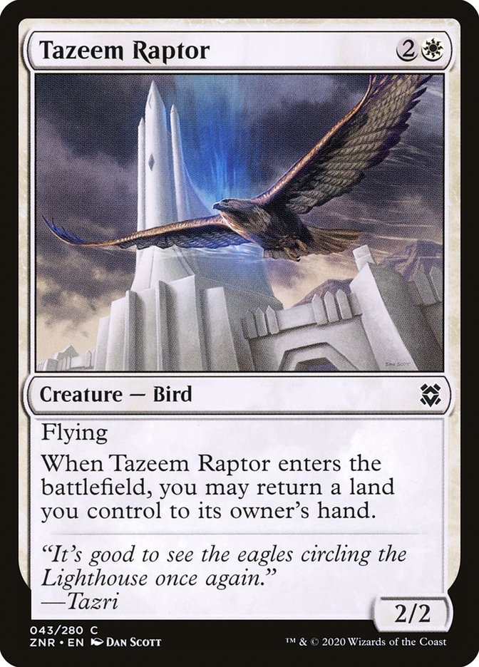 Tazeem Raptor [Zendikar Rising] | Galactic Gamez