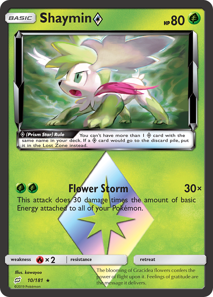 Shaymin (10/181) (Prism Star) [Sun & Moon: Team Up] | Galactic Gamez