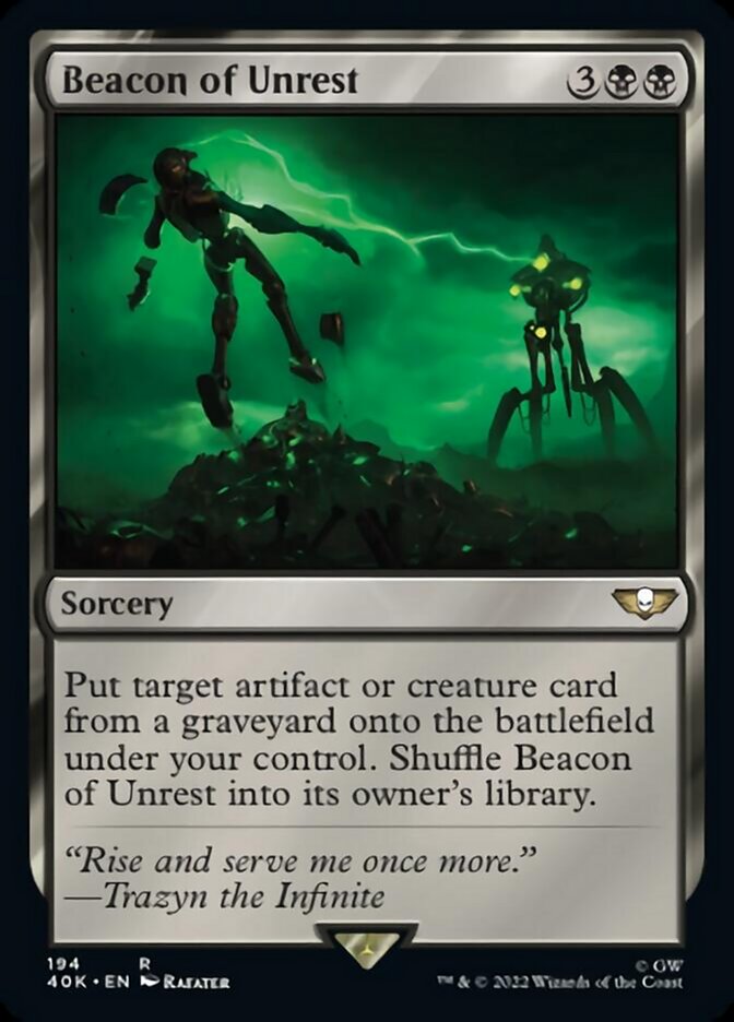 Beacon of Unrest (Surge Foil) [Universes Beyond: Warhammer 40,000] | Galactic Gamez