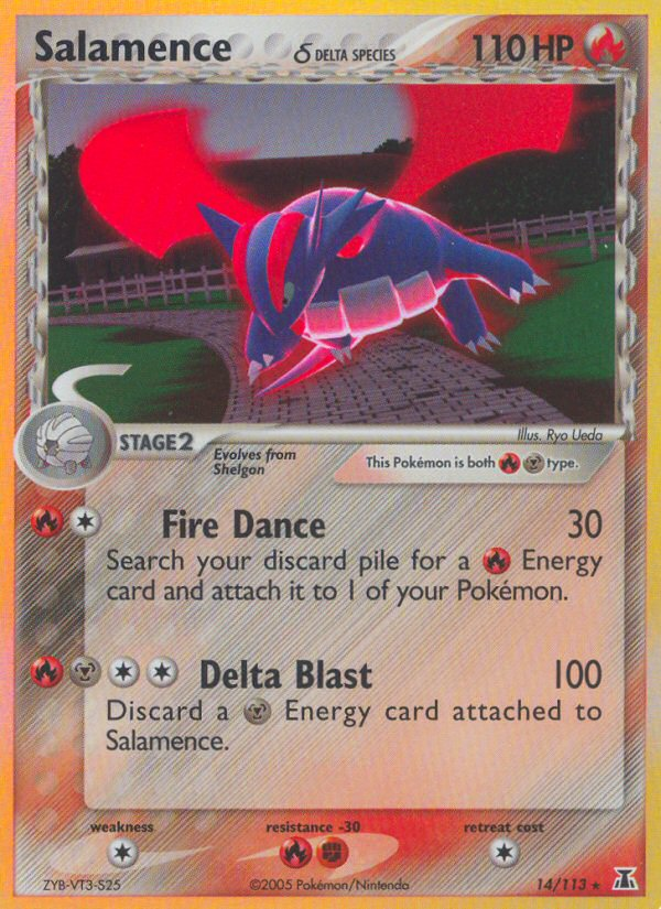 Salamence (14/113) (Delta Species) [EX: Delta Species] | Galactic Gamez