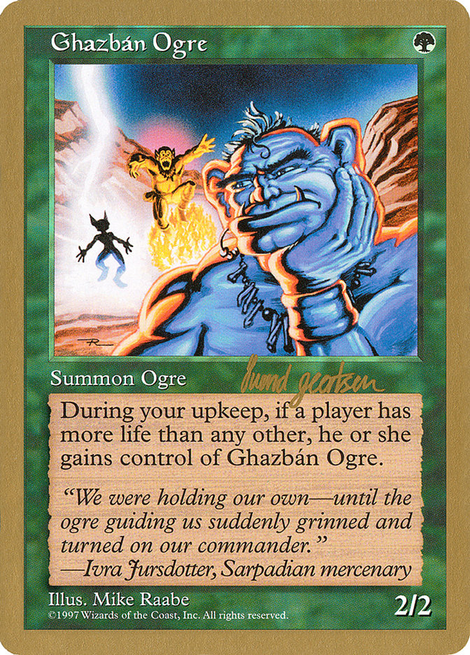 Ghazbán Ogre (Svend Geertsen) [World Championship Decks 1997] | Galactic Gamez