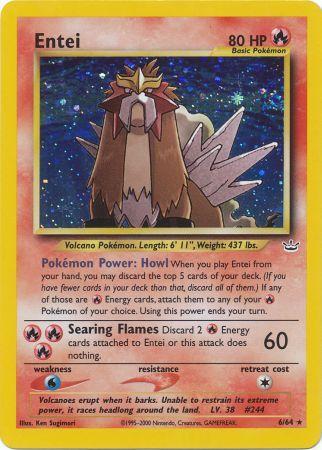 Entei (6/64) [Neo Revelation Unlimited] | Galactic Gamez