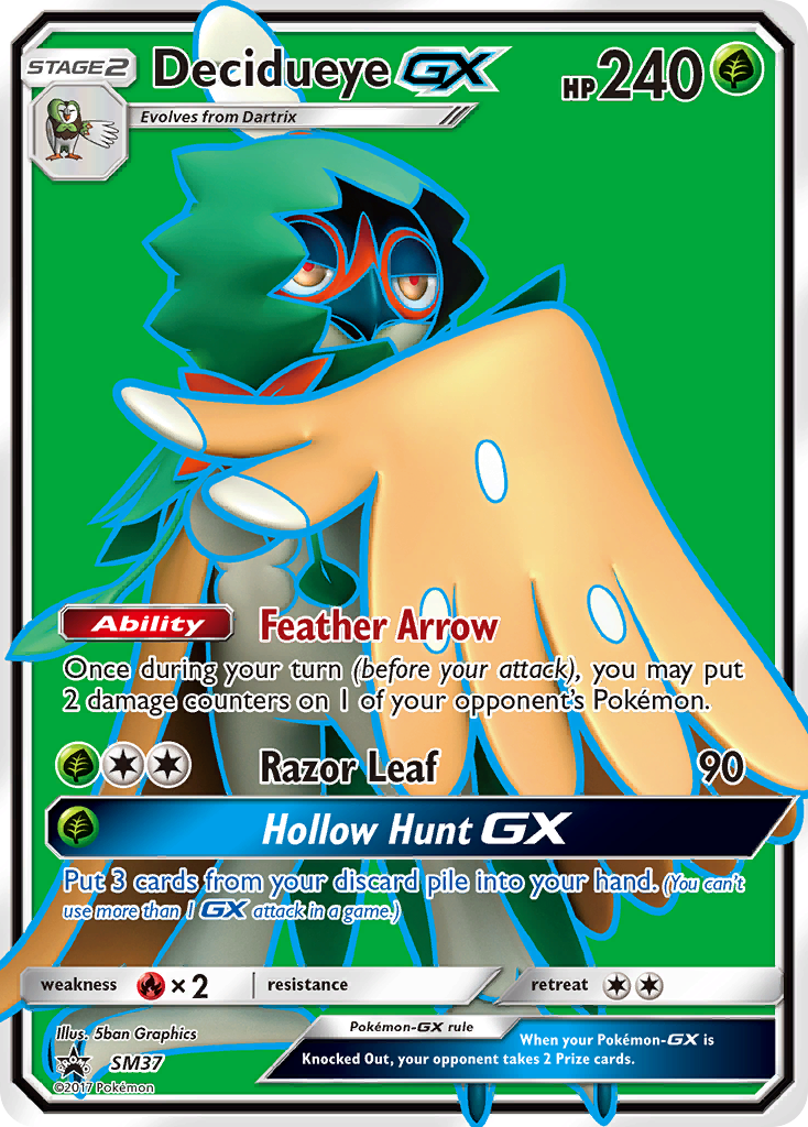 Decidueye GX (SM37) [Sun & Moon: Black Star Promos] | Galactic Gamez