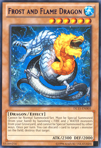 Frost and Flame Dragon (Purple) [DL15-EN005] Rare | Galactic Gamez