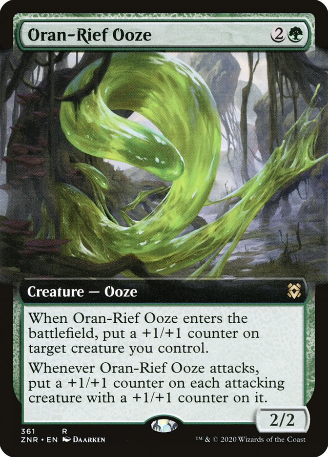 Oran-Rief Ooze (Extended Art) [Zendikar Rising] | Galactic Gamez