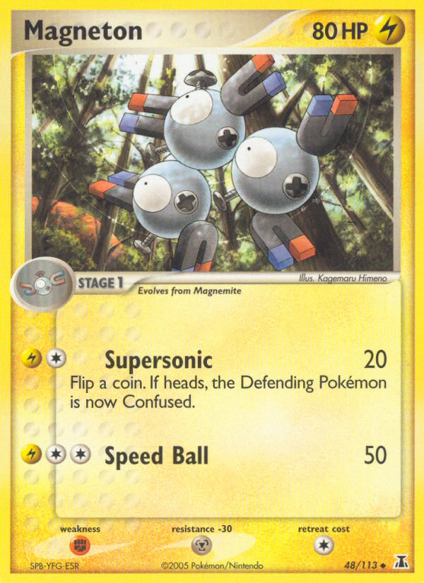 Magneton (48/113) [EX: Delta Species] | Galactic Gamez