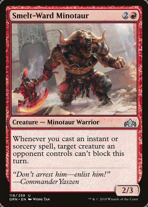 Smelt-Ward Minotaur [Guilds of Ravnica] | Galactic Gamez