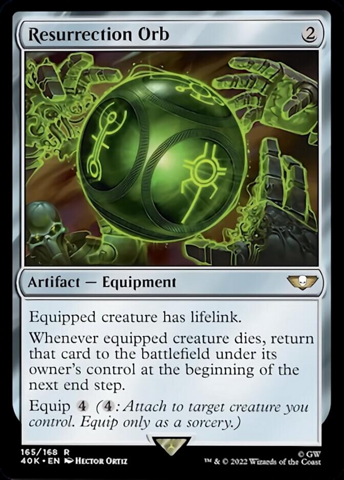 Resurrection Orb (Surge Foil) [Universes Beyond: Warhammer 40,000] | Galactic Gamez