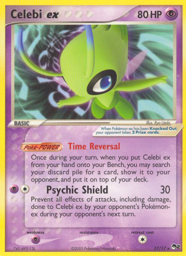 Celebi ex (17/17) [POP Series 2] | Galactic Gamez