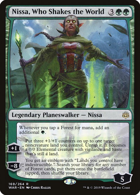 Nissa, Who Shakes the World [War of the Spark] | Galactic Gamez