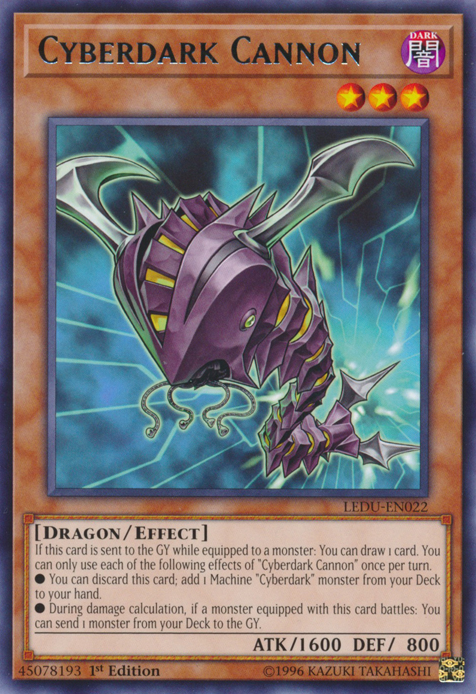 Cyberdark Cannon [LEDU-EN022] Rare | Galactic Gamez