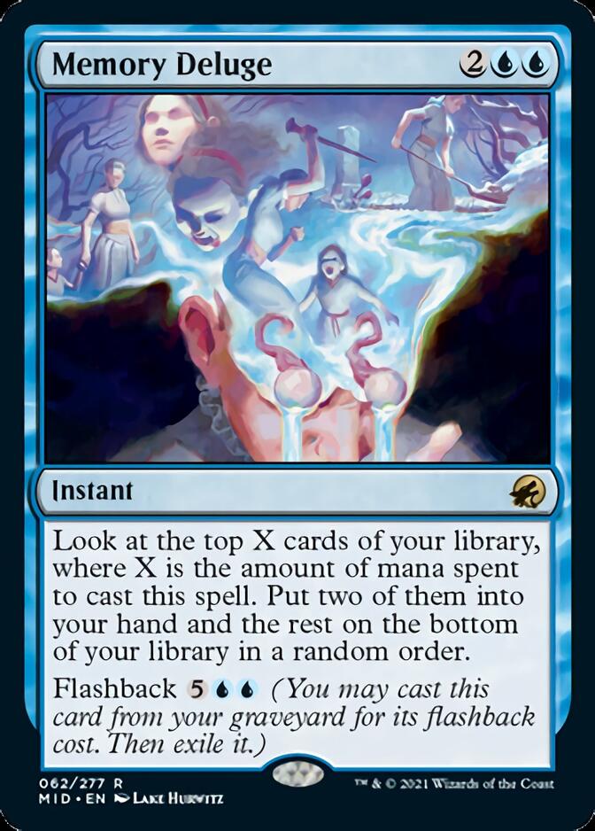 Memory Deluge [Innistrad: Midnight Hunt] | Galactic Gamez