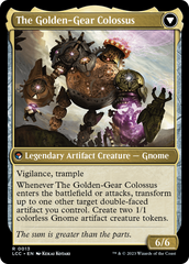 Tetzin, Gnome Champion // The Golden-Gear Colossus [The Lost Caverns of Ixalan Commander] | Galactic Gamez