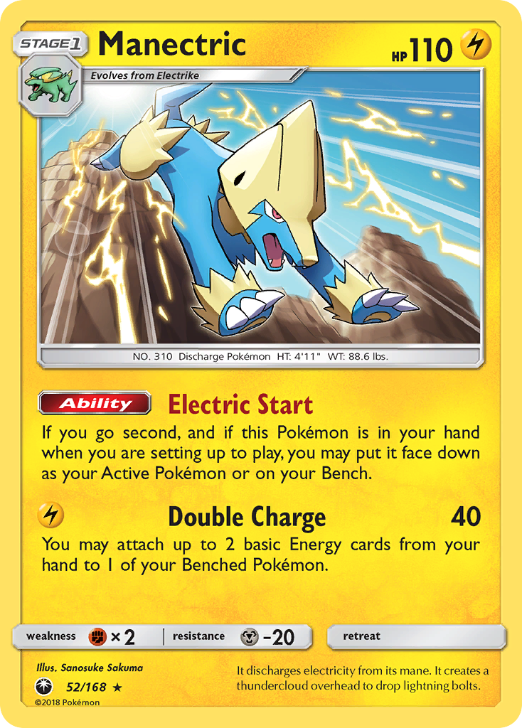 Manectric (52/168) [Sun & Moon: Celestial Storm] | Galactic Gamez