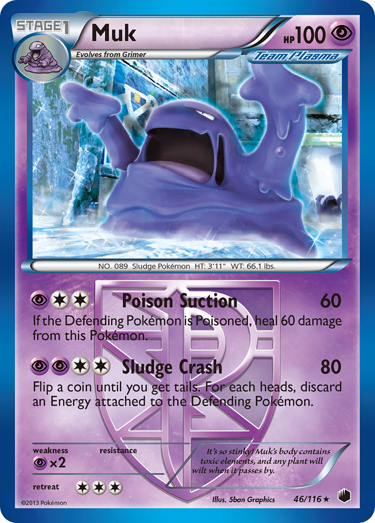 Muk (46/116) [Black & White: Plasma Freeze] | Galactic Gamez