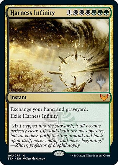 Harness Infinity (Promo Pack) [Strixhaven: School of Mages Promos] | Galactic Gamez