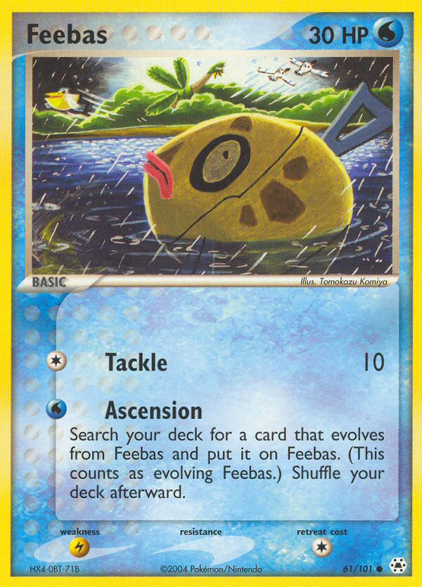 Feebas (61/101) [EX: Hidden Legends] | Galactic Gamez