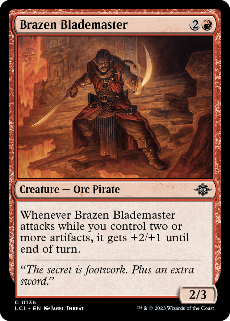 Brazen Blademaster [The Lost Caverns of Ixalan] | Galactic Gamez