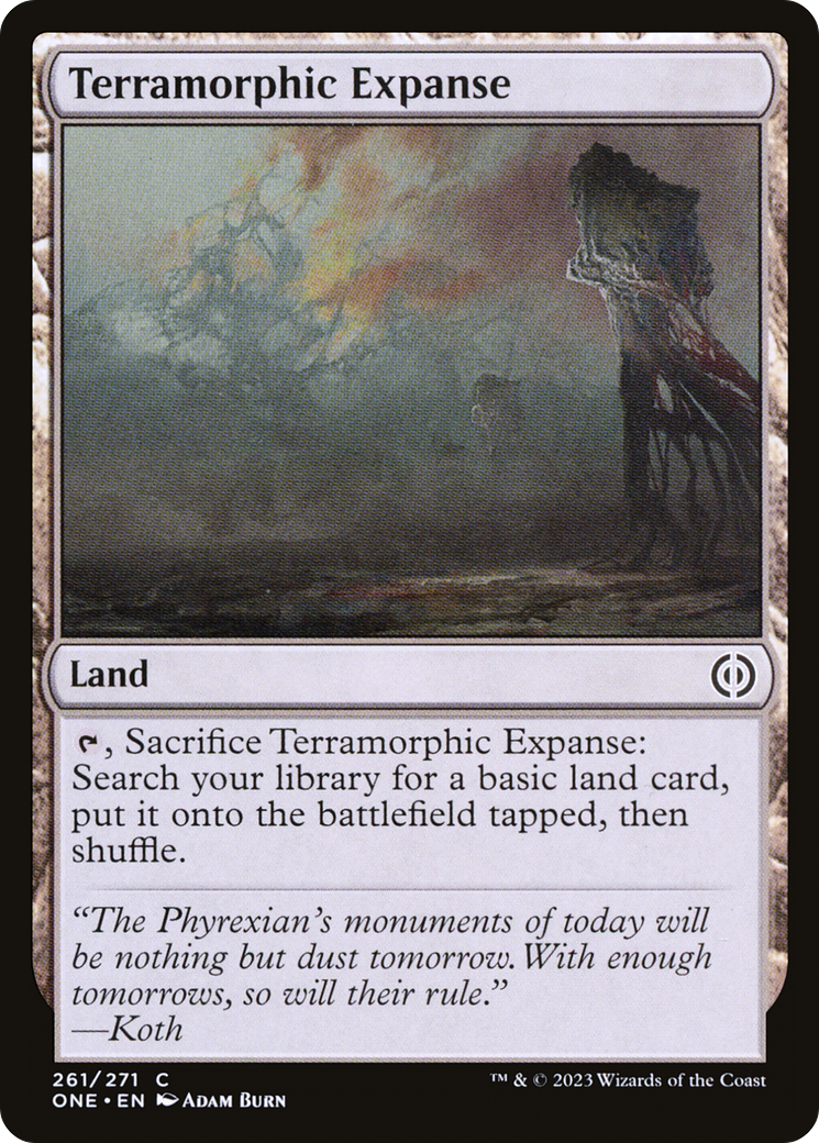 Terramorphic Expanse [Phyrexia: All Will Be One] | Galactic Gamez