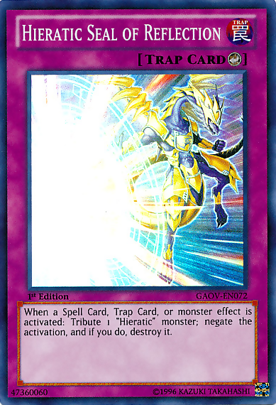 Hieratic Seal of Reflection [GAOV-EN072] Super Rare | Galactic Gamez