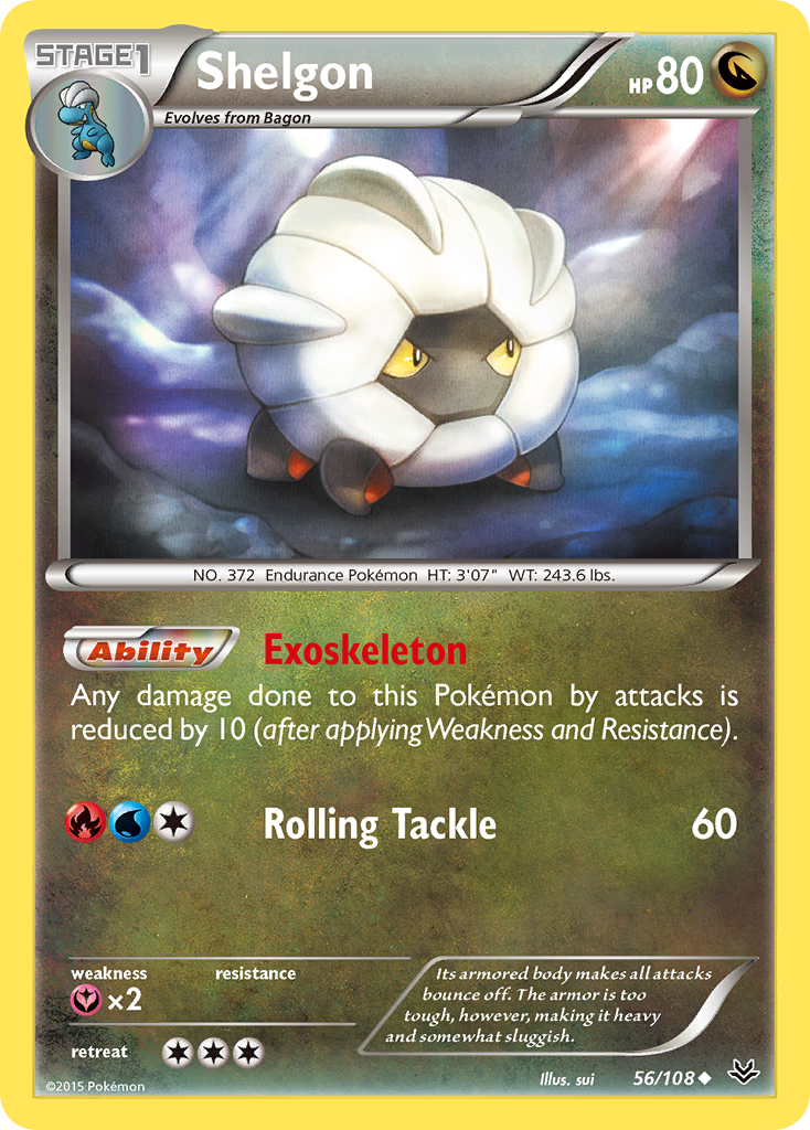 Shelgon (56/108) [XY: Roaring Skies] | Galactic Gamez