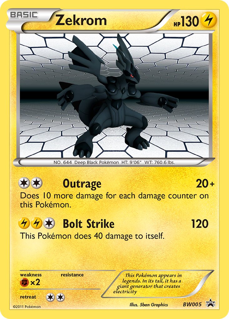 Zekrom (BW005) [Black & White: Black Star Promos] | Galactic Gamez